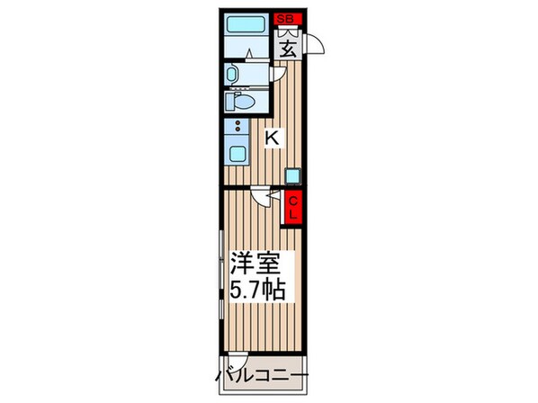 ＭＥＬＤＩＡ宮原の物件間取画像